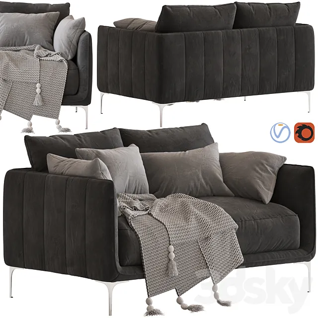 Freedom Andrea 2-Seater Sofa 3DModel Freedom Andrea 2-Seater Sofa 3DModel