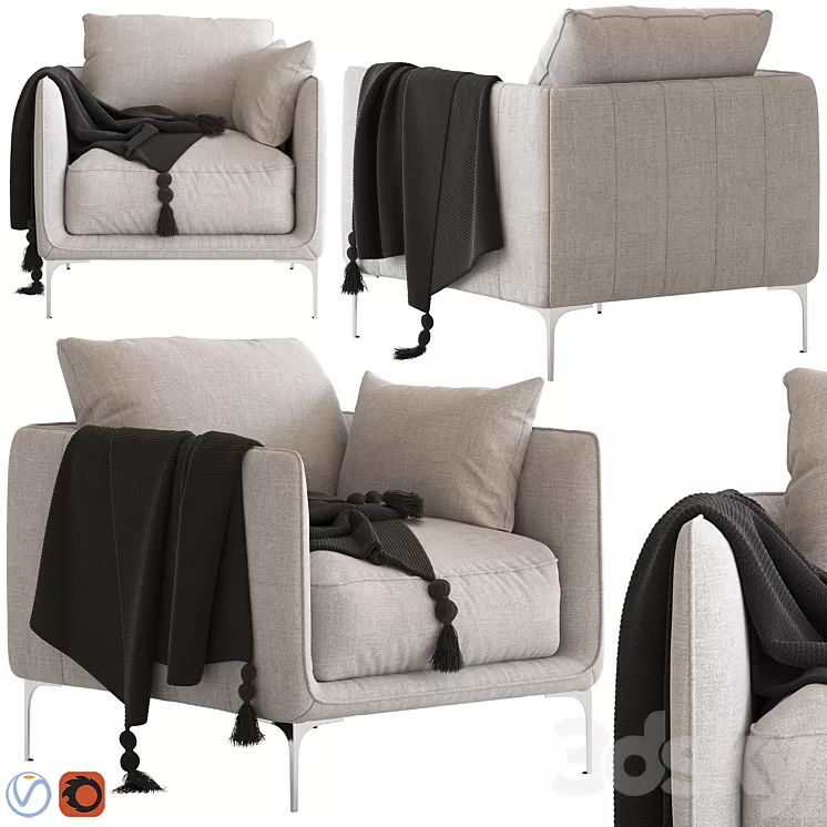 Freedom Andrea Armchair 3D Model