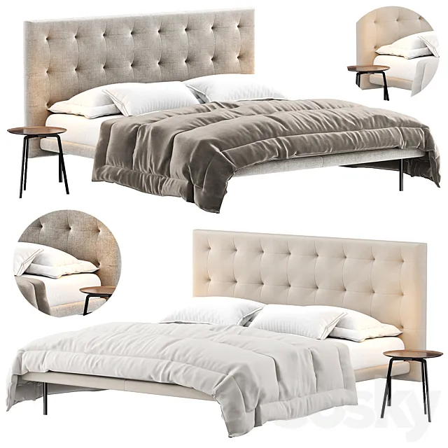 FREEDOM Bed By Bolzan Letti 3D Model