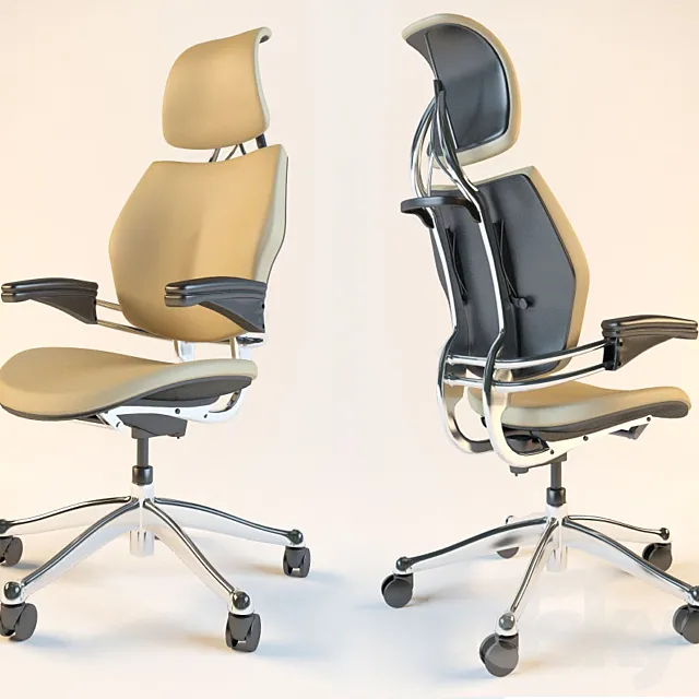 Freedom chair Neils Diffrient 3D Model