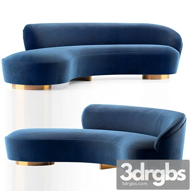 Freeform Curved Sofa 3D Model Download Freeform Curved Sofa 3D Model Download
