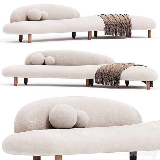 FREEFORM SOFA By Vitra 3D Model FREEFORM SOFA By Vitra 3D Model