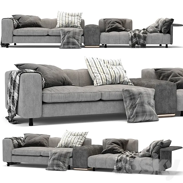 Freeman by minotti 3D Model Freeman by minotti 3D Model