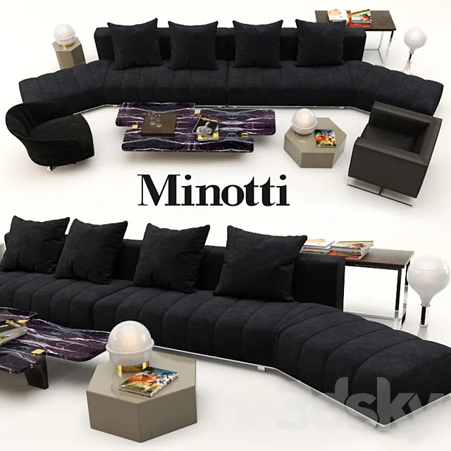 FREEMAN LOUNGE 3DModel FREEMAN LOUNGE 3DModel