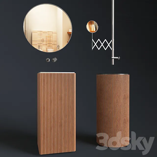 Freestanding-washbasin-SALVATOR 3D Model Freestanding-washbasin-SALVATOR 3D Model