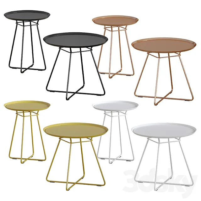 Freifrau Leya coffee table 3D Model Freifrau Leya coffee table 3D Model