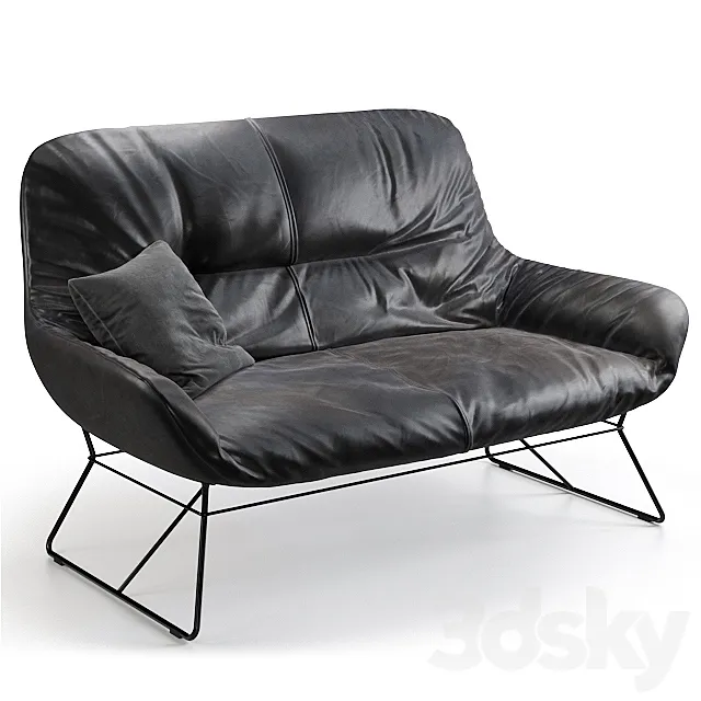 Freifrau Leya LOUNGE COUCH 3D Model