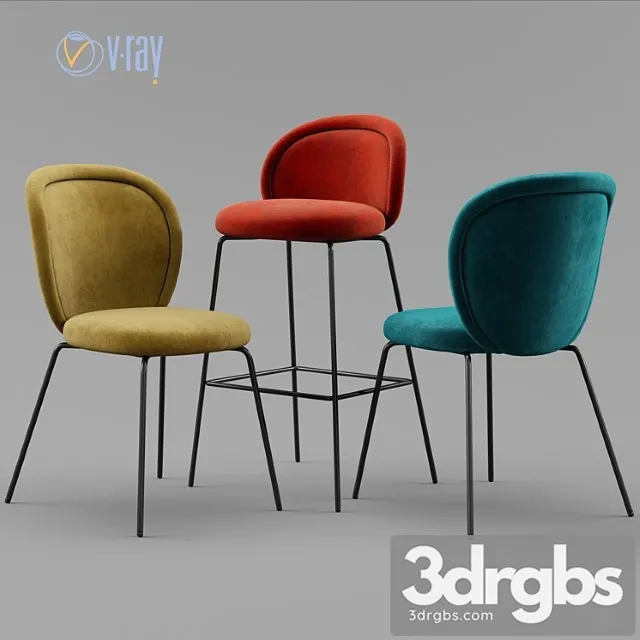 Freifrau. ona chair. 2 3D Model Download Freifrau. ona chair. 2 3D Model Download