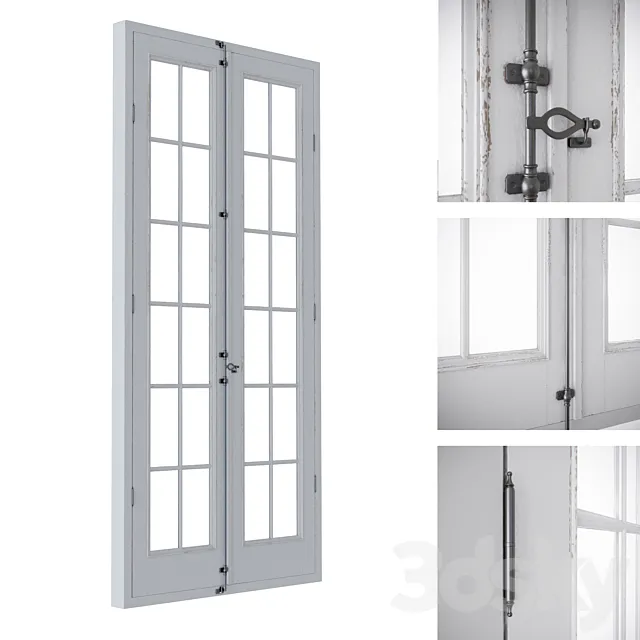 French balcony door 3DModel