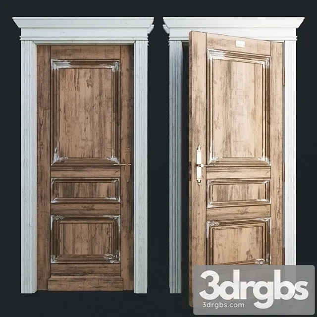 French door 3 3D Model Download