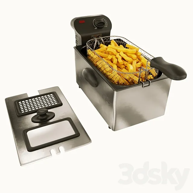 French fries 3D Model French fries 3D Model