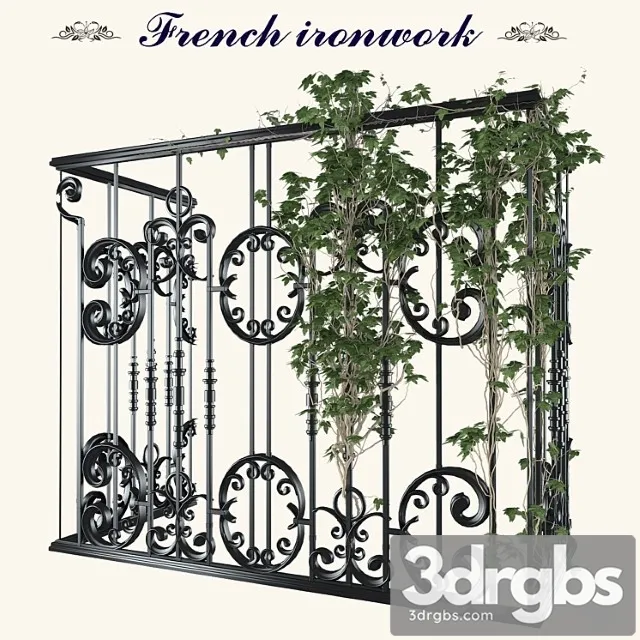 French Ironwork 3D Model Download