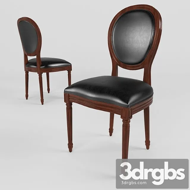 French round soft chair 2 3D Model Download French round soft chair 2 3D Model Download