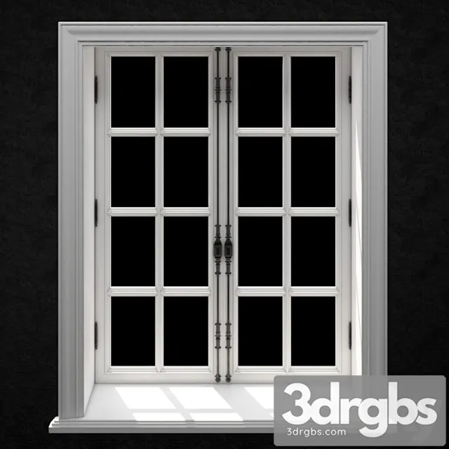 French Window 1 1500×2000 Corona Vray 3D Model Download