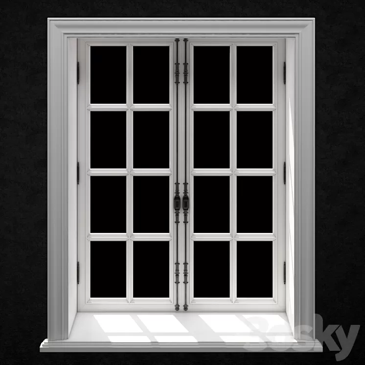 FRENCH WINDOW №1 1500×2000 (CORONA_VRAY) 3D Model