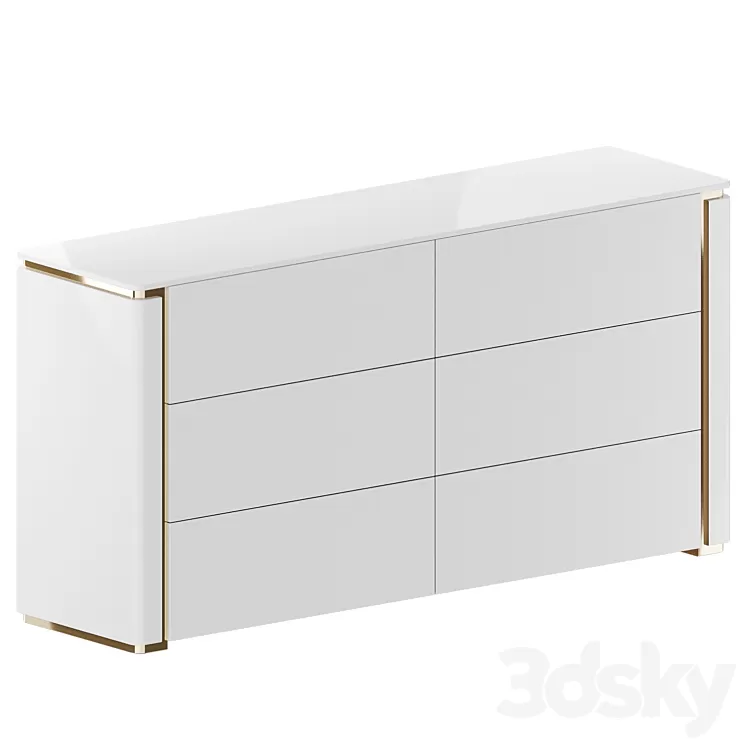 frendis chest of drawers 3D Model Free Download