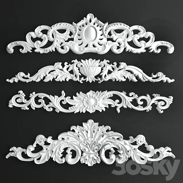 Fretwork crown. 3D Model