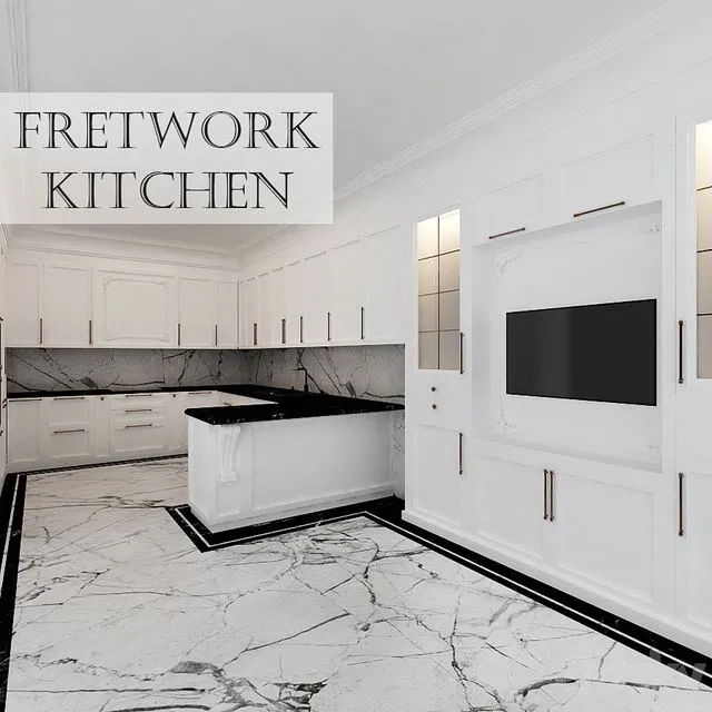 Fretwork Kitchen 3D Model