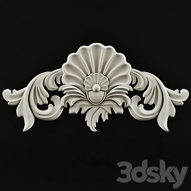 Fretwork pad 3D Model