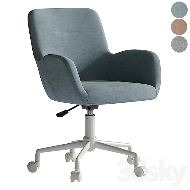 Frey Textile Sky Office Chair 3D Model Frey Textile Sky Office Chair 3D Model