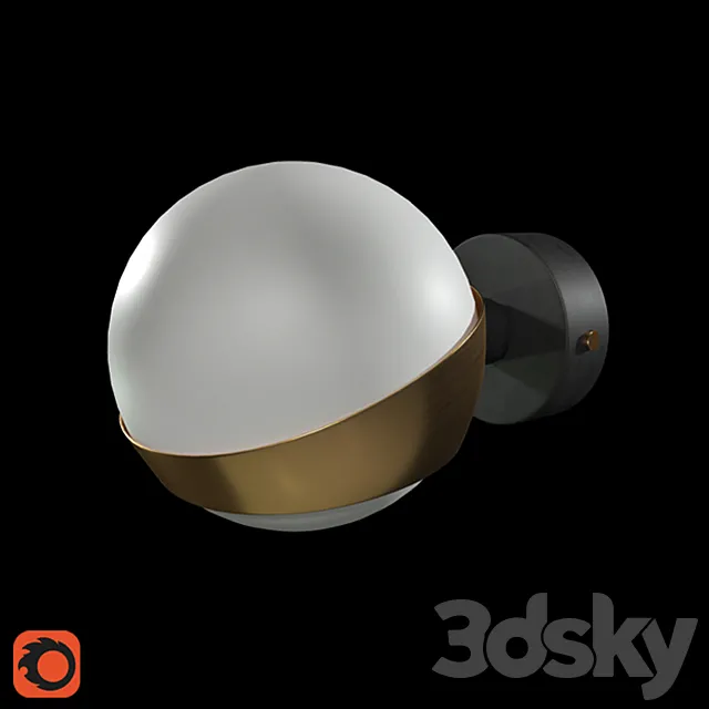 Freya FR5009WL-01B sconce 3D Model