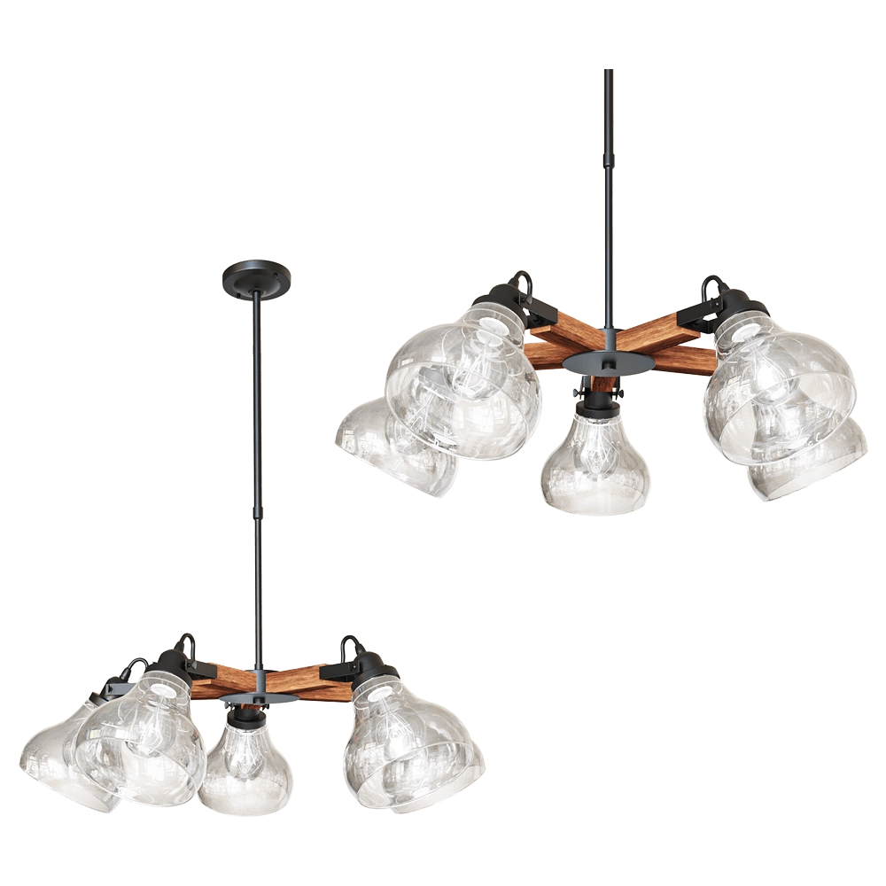 Freya Light – Chandelier Lorenza FR4171-PL-05-B 3D Model