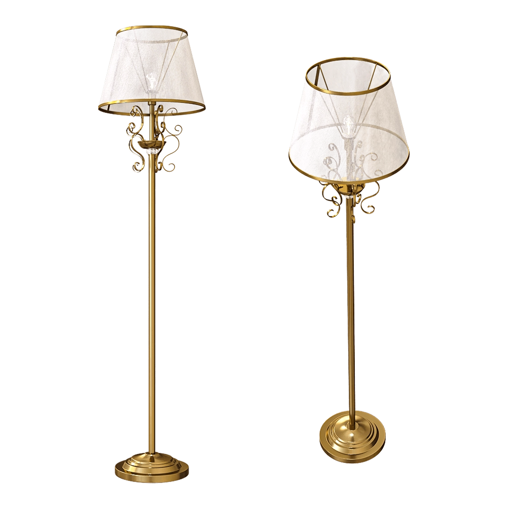 Freya Light – Floor lamp Driana FR2405-FL-01-BZ 3D Model