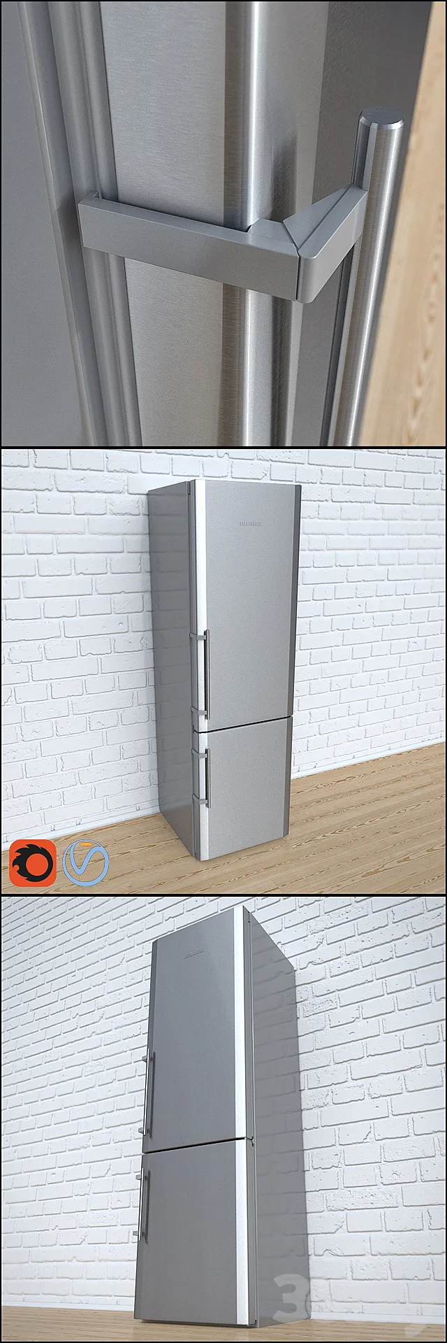 Fridge Liebherr CUesf 4023 3D Model