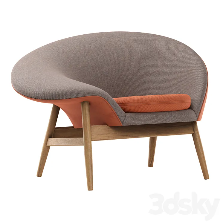 Fried Egg Lounge Chair 3D Model Free Download