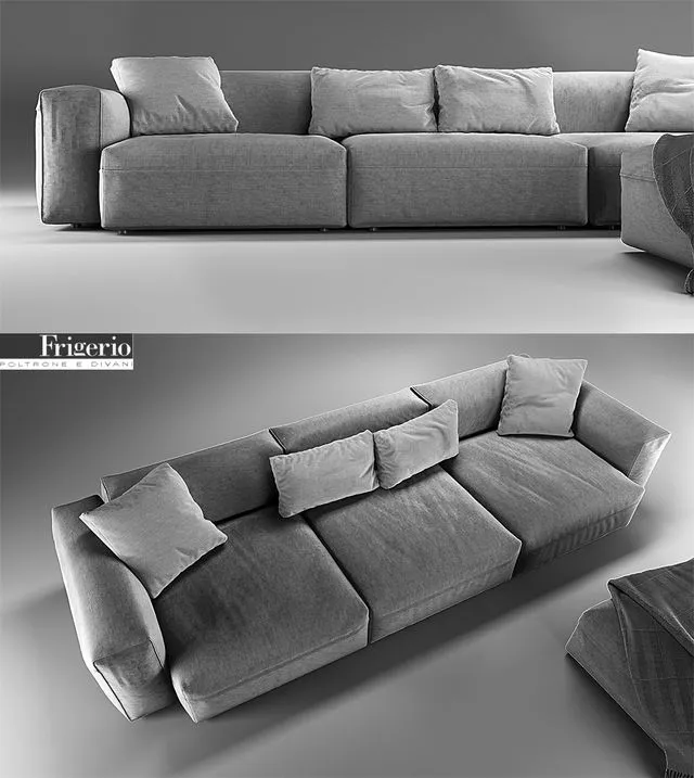 Frigerio COOPER sofa 3D Model Frigerio COOPER sofa 3D Model