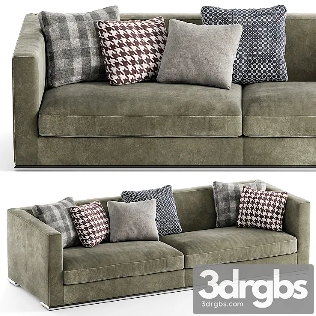Frigerio salotti bilbao sofa 2 3D Model Download Frigerio salotti bilbao sofa 2 3D Model Download