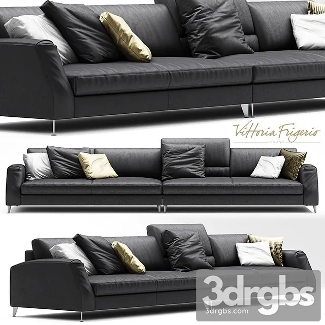 Frigerio Salotti Davis Sofa 01 3D Model Download Frigerio Salotti Davis Sofa 01 3D Model Download