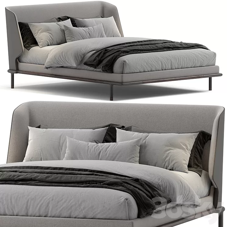 Frigerio_Alfred bed 3D Model Free Download
