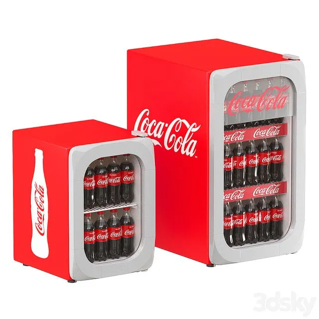 Frigoglass mini coolers Coca-cola 3D Model