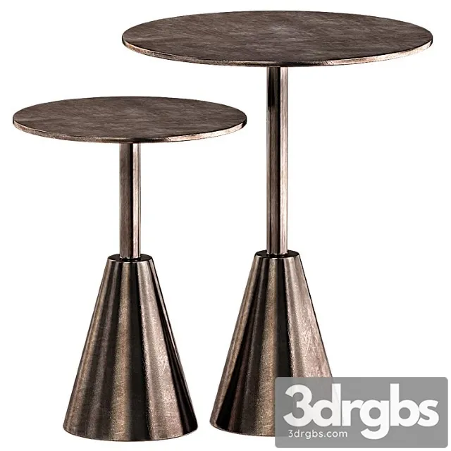 Frisco End Tables Set Antique Rust Finish 3D Model Download Frisco End Tables Set Antique Rust Finish 3D Model Download
