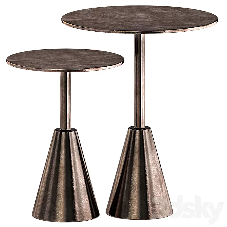 FRISCO END TABLES SET-ANTIQUE RUST FINISH 3D Model Free Download FRISCO END TABLES SET-ANTIQUE RUST FINISH 3D Model Free Download