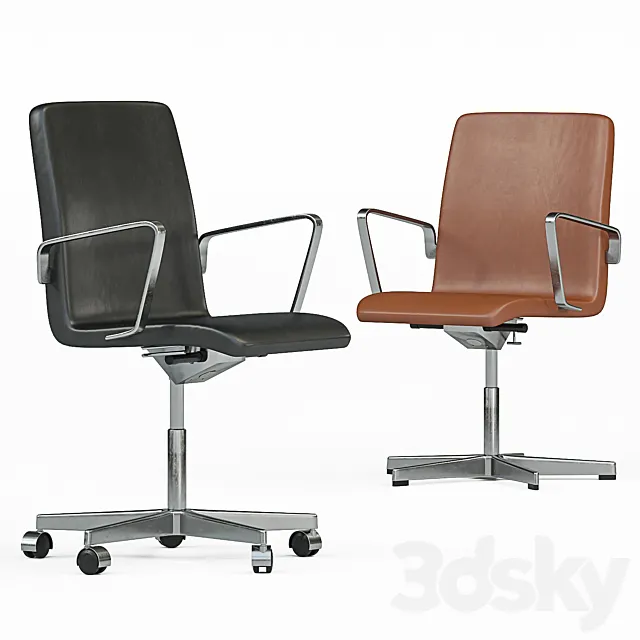 Fritz Hansen Oxford Classic armchair 3DModel Fritz Hansen Oxford Classic armchair 3DModel