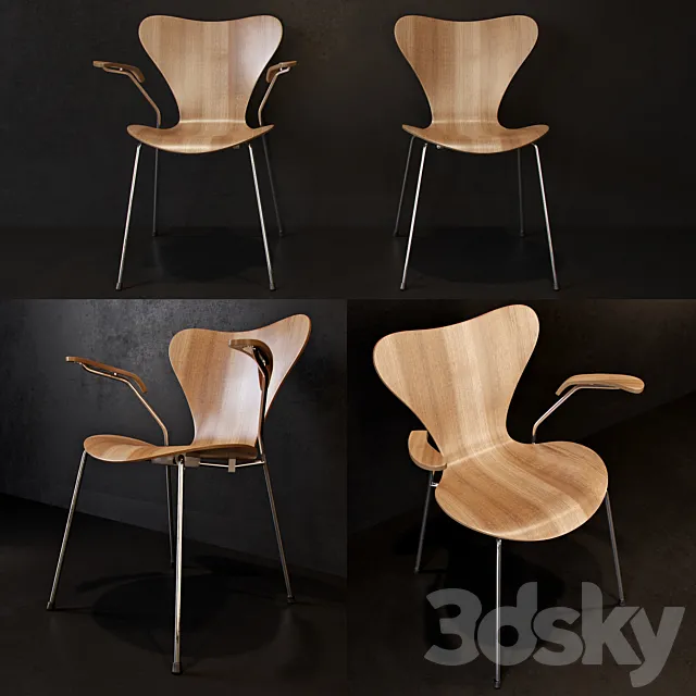 fritz hansen series 7 3D Model
