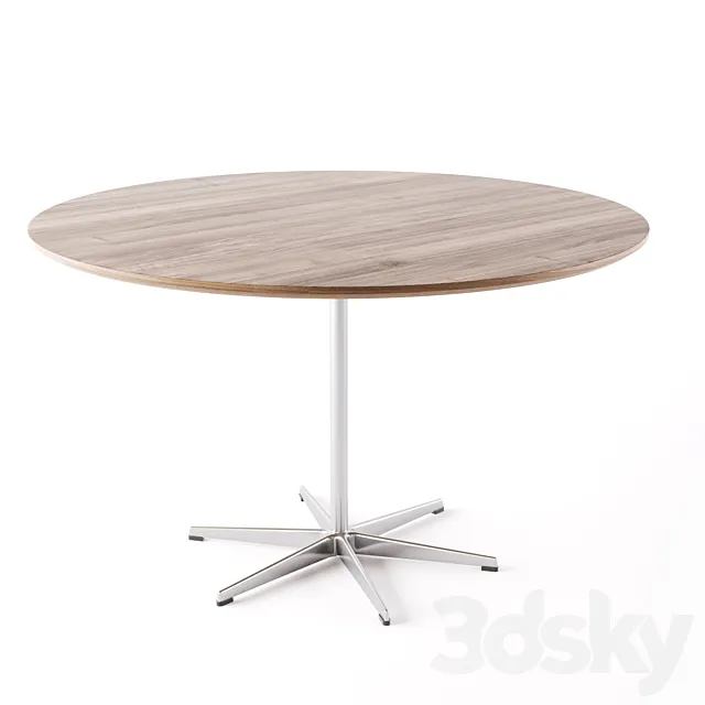 Fritz Hansen Table Circular A826 3D Model