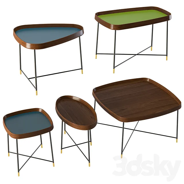 Fritz Side Table 3D Model
