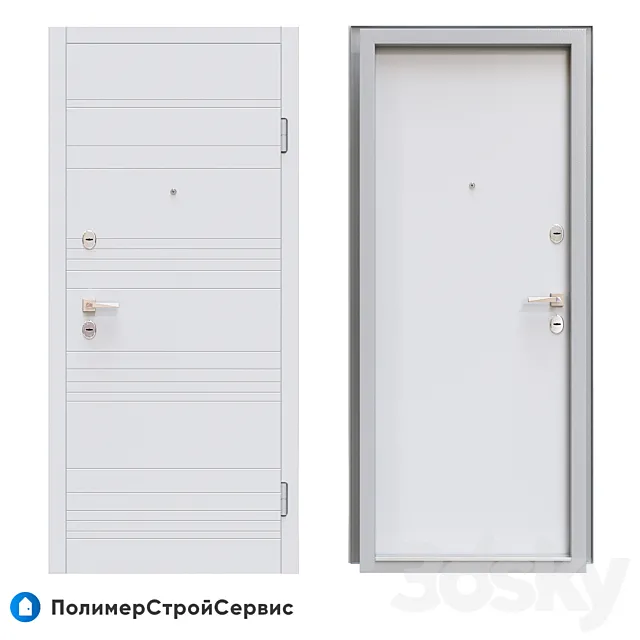 Front door ALASKA – PolymerStroyServis 3D Model