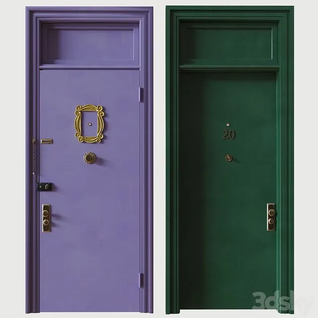 Front door – Friends 3D Model