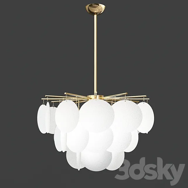 Frost chandelier 3D Model Frost chandelier 3D Model