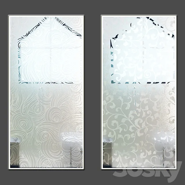 FROSTED GLASS 3-4 3D Model FROSTED GLASS 3-4 3D Model