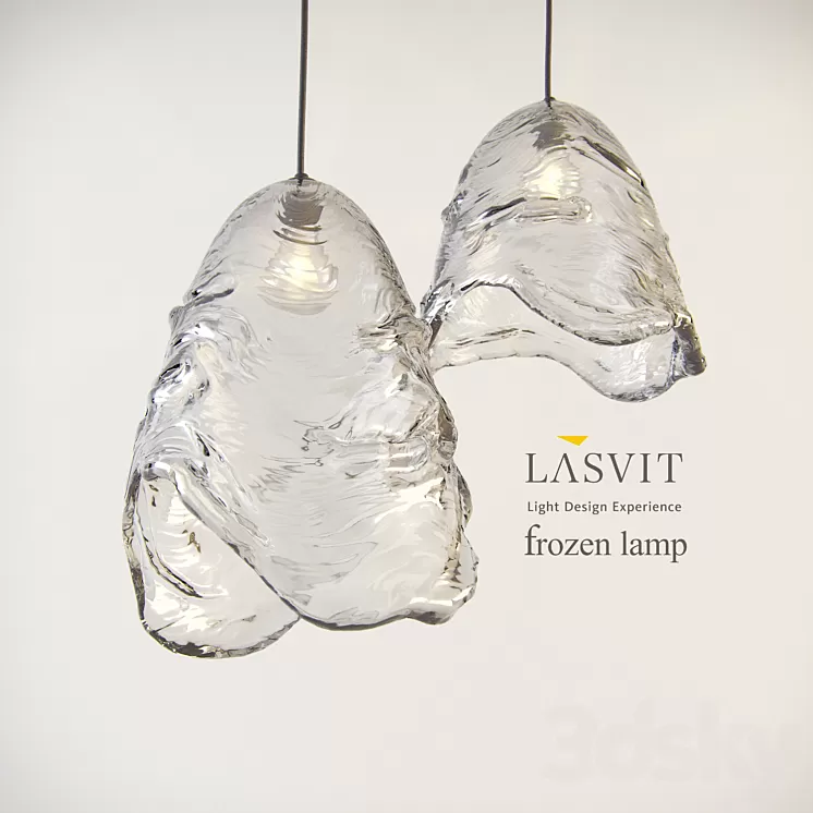 frozen lamp lasvit 3D Model frozen lamp lasvit 3D Model