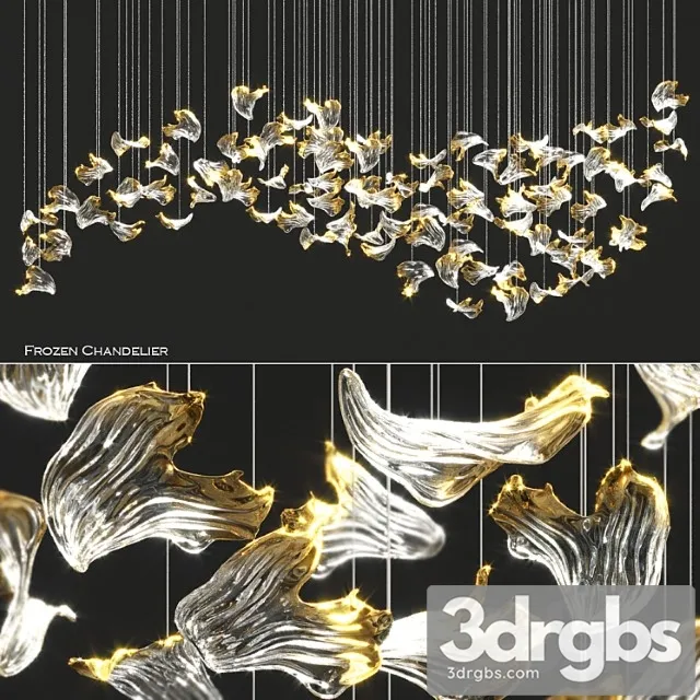 Frozen sans souci chandelier by barbora 3D Model Download