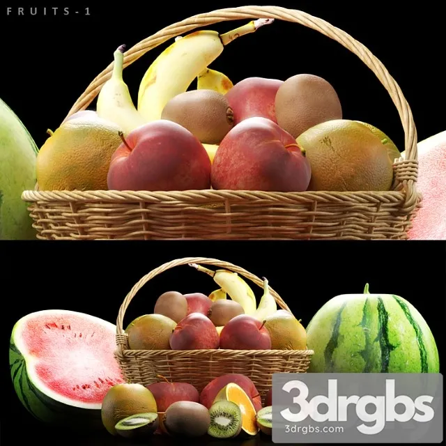 Fruits 1 3D Model Download