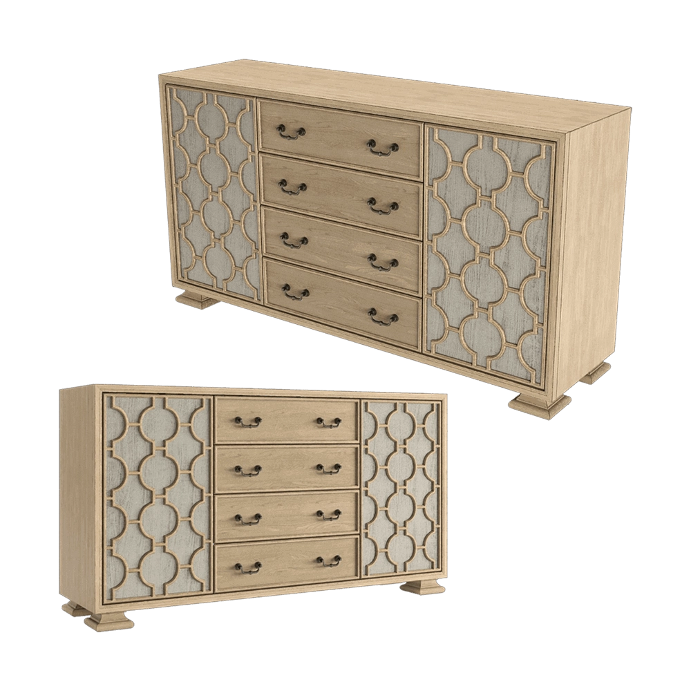 Full House – Chest of drawers 1DRLH095 3D Model