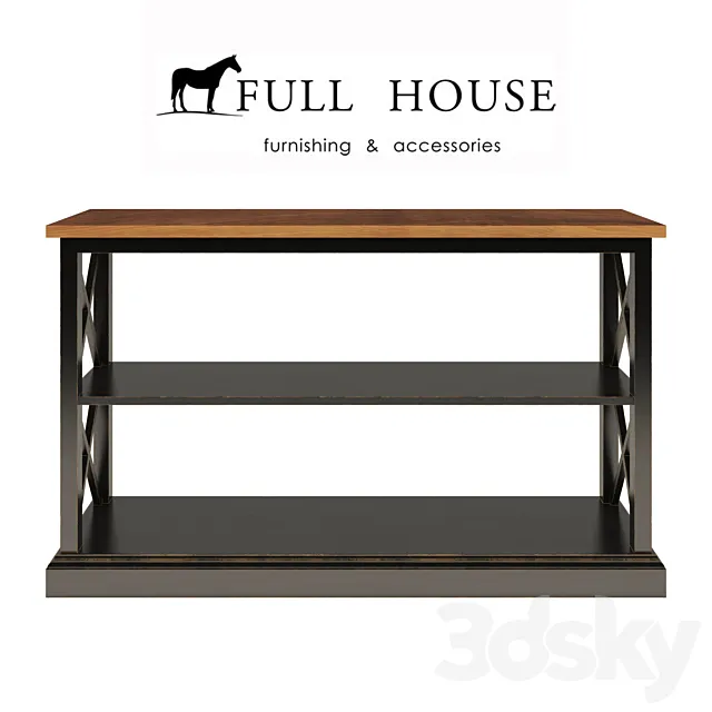FULL HOUSE. Console 1CNBG021 3D Model FULL HOUSE. Console 1CNBG021 3D Model