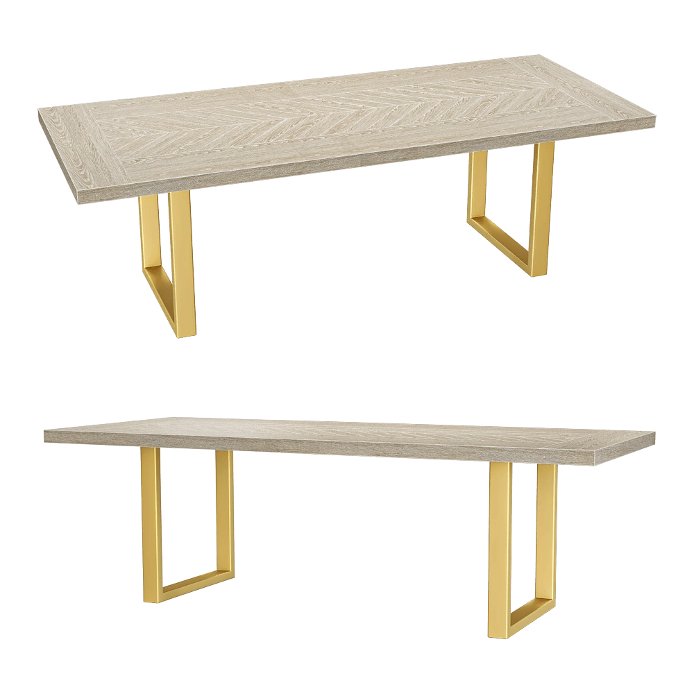 Full House – Dining table 2DTNP001 3D Model Full House – Dining table 2DTNP001 3D Model